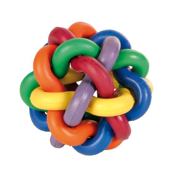 TRIXIE Braided ball 7 cm rubber 1x4