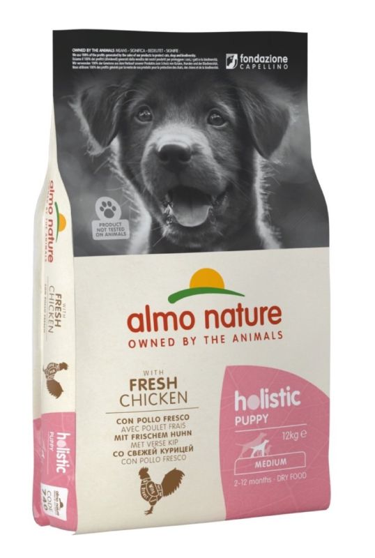 ALMO NATURE food for puppies of all breeds with Holistic Chicken