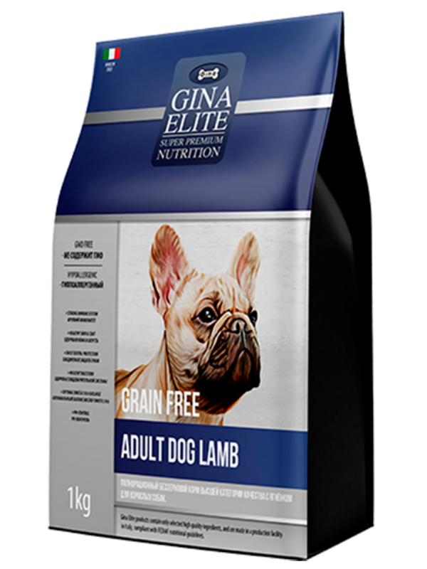 GINA Elite GF Adult Dog Lamb for dogs with Lamb, Grain-free dry food